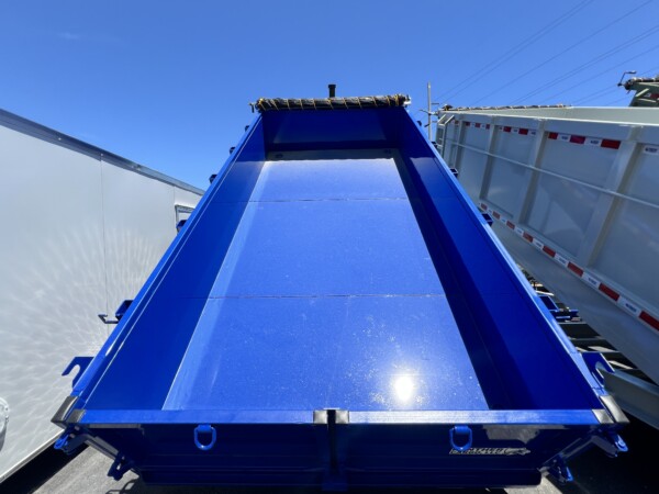7x14x2ta panther blue dump trailer for sale