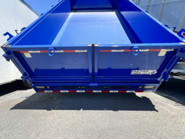 7x14x2ta panther blue dump trailer for sale