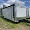 Rock Solid 8.5x32 Race Car Trailer – Loaded, A/C, Cabinets, 7000lb Torsion Axles for Sale in White & Silverfrost