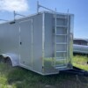 Contractor-ready 7x14 Rock Solid enclosed trailer with triple ladder rack, aluminum access ladder, Polycore skin, 7ft interior, LED flood lights, and barn doors. $6,999 – Stock #67843. Built to work as hard as you do.