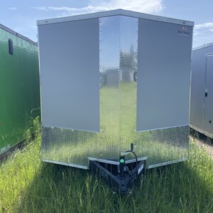 Rock Solid Cargo 8.5 X 20 Enclosed Cargo Trailer | Polycore, Semi-Screwless, 7ft Interior, 5200lb Axles for Sale in Silver