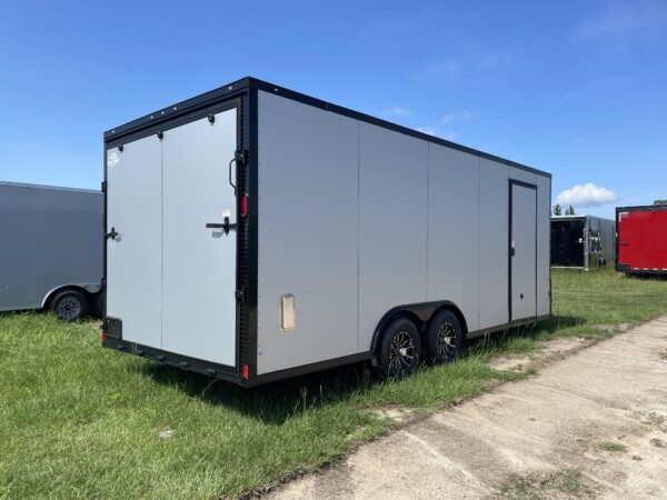 Rock Solid Cargo 8.5x20 enclosed trailer with blackout package for sale and in stock