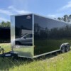 Rock Solid 8.5x20 Enclosed Cargo Trailer – 7ft Interior, 5200lb Axles, Polycore for Sale in Black