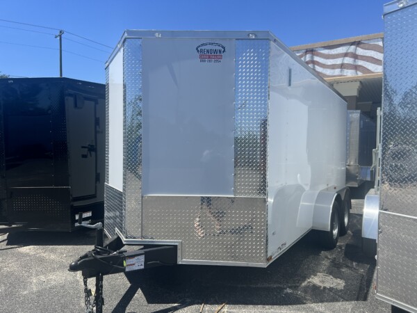 7x14ta white, 6ft3in, Poly, Semi-Screwless, Barlock, ATP Corners for sale