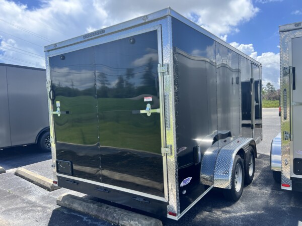 Freedom Trailers 7 X 16 TA Enclosed Cargo Trailer | Polycore, Semi-Screwless,. Barlock, Ramp Door