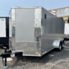 The Freedom 7x16 TA Enclosed Cargo Trailer offers a semi-screwless PolyCore exterior, secure barlock side door, and rear ramp—ideal for reliable, professional-grade hauling. For sale in silverfrost - call for additional colors