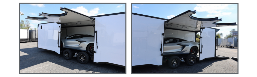 gtd trailer exterior, renown cargo trailers