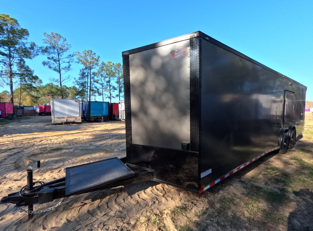 8.5x28 TA5 CHARCOAL RACE TRAILER