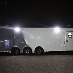 8.5X32TA LOADED RACE TRAILER