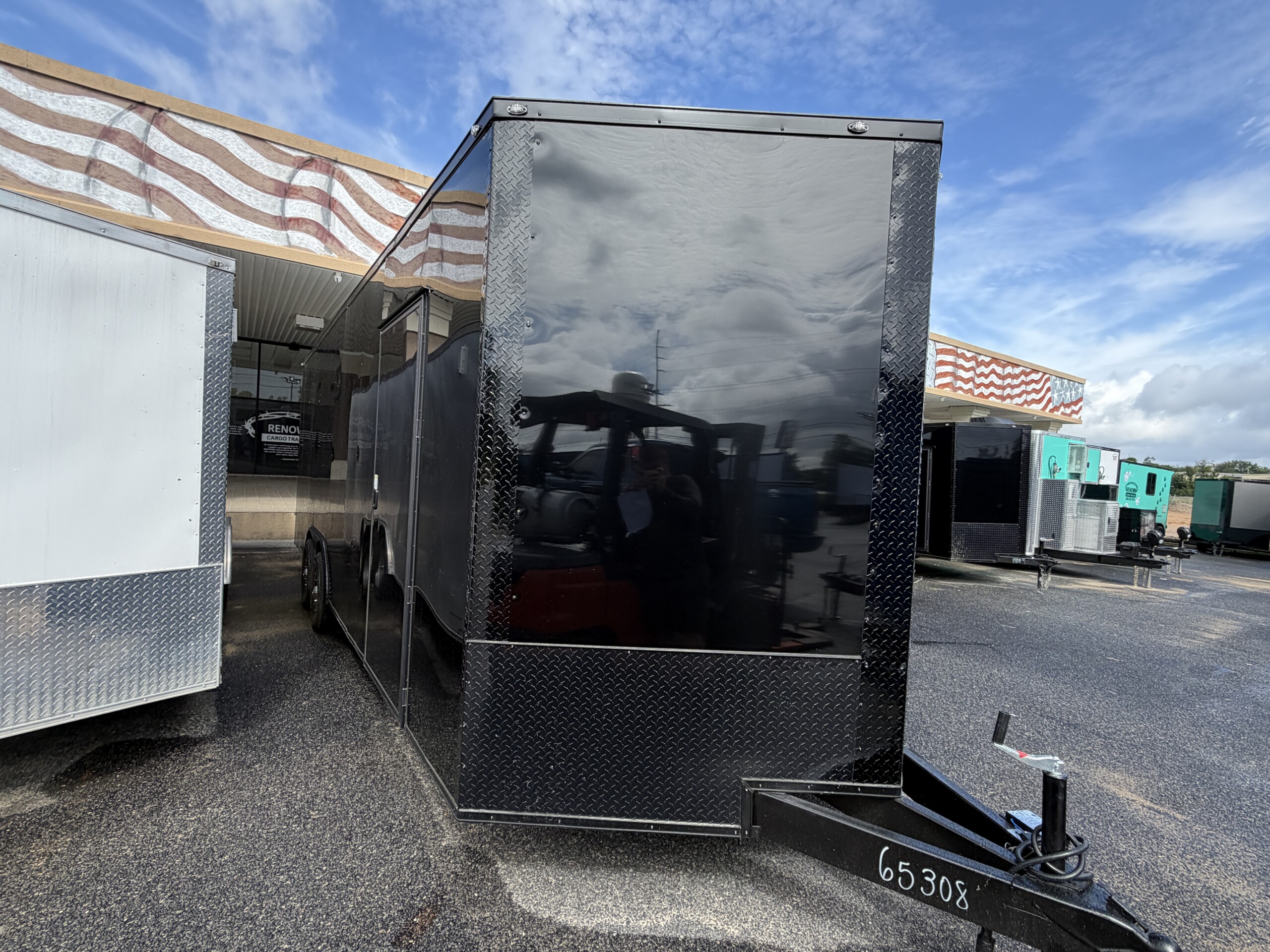 8.5 X 24 TA ENCLOSED CAR HAULER TRAILER - Deep South - Image 5