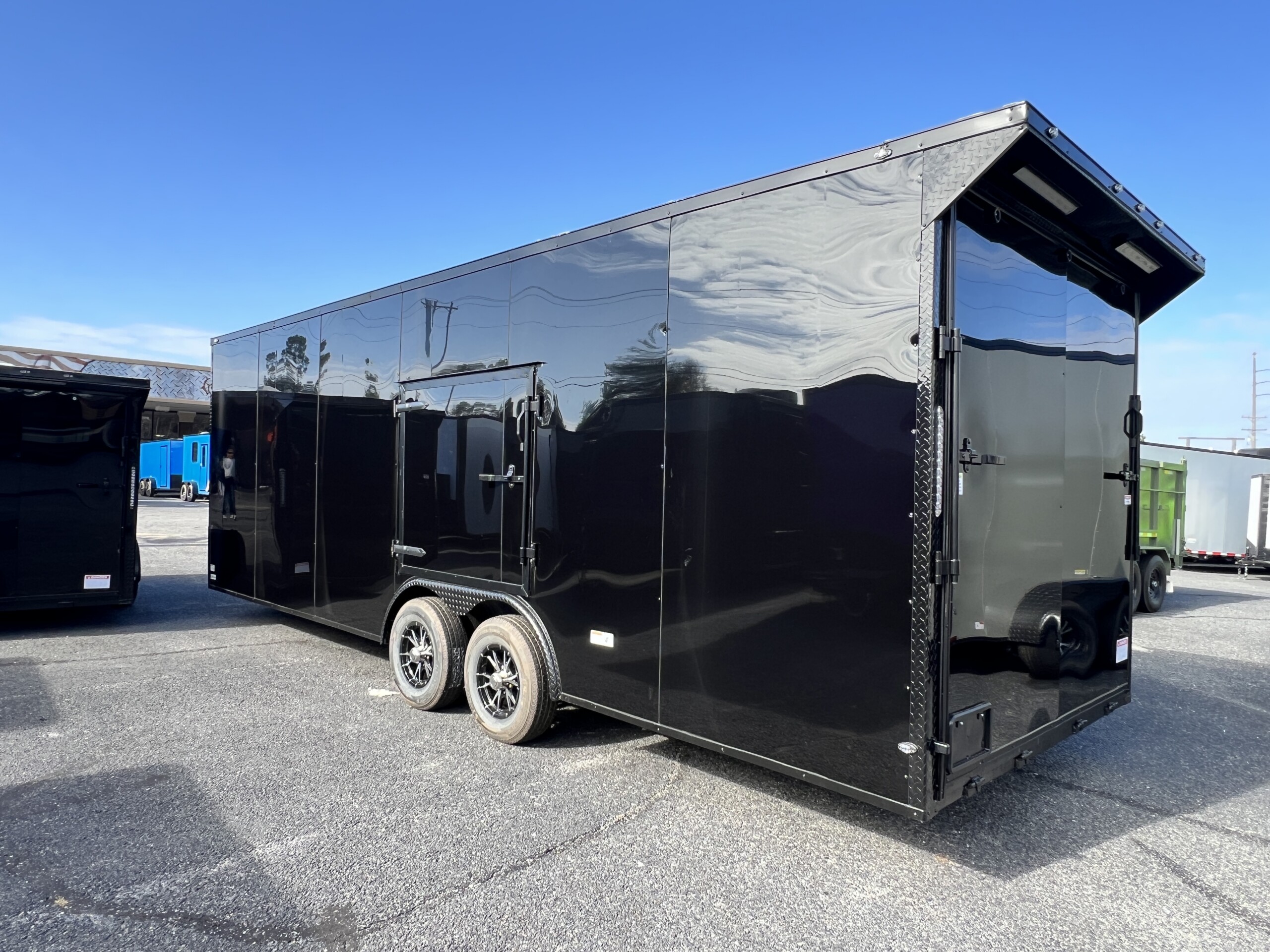 8.5 X 24 TA ENCLOSED CAR HAULER TRAILER - Deep South - Image 3