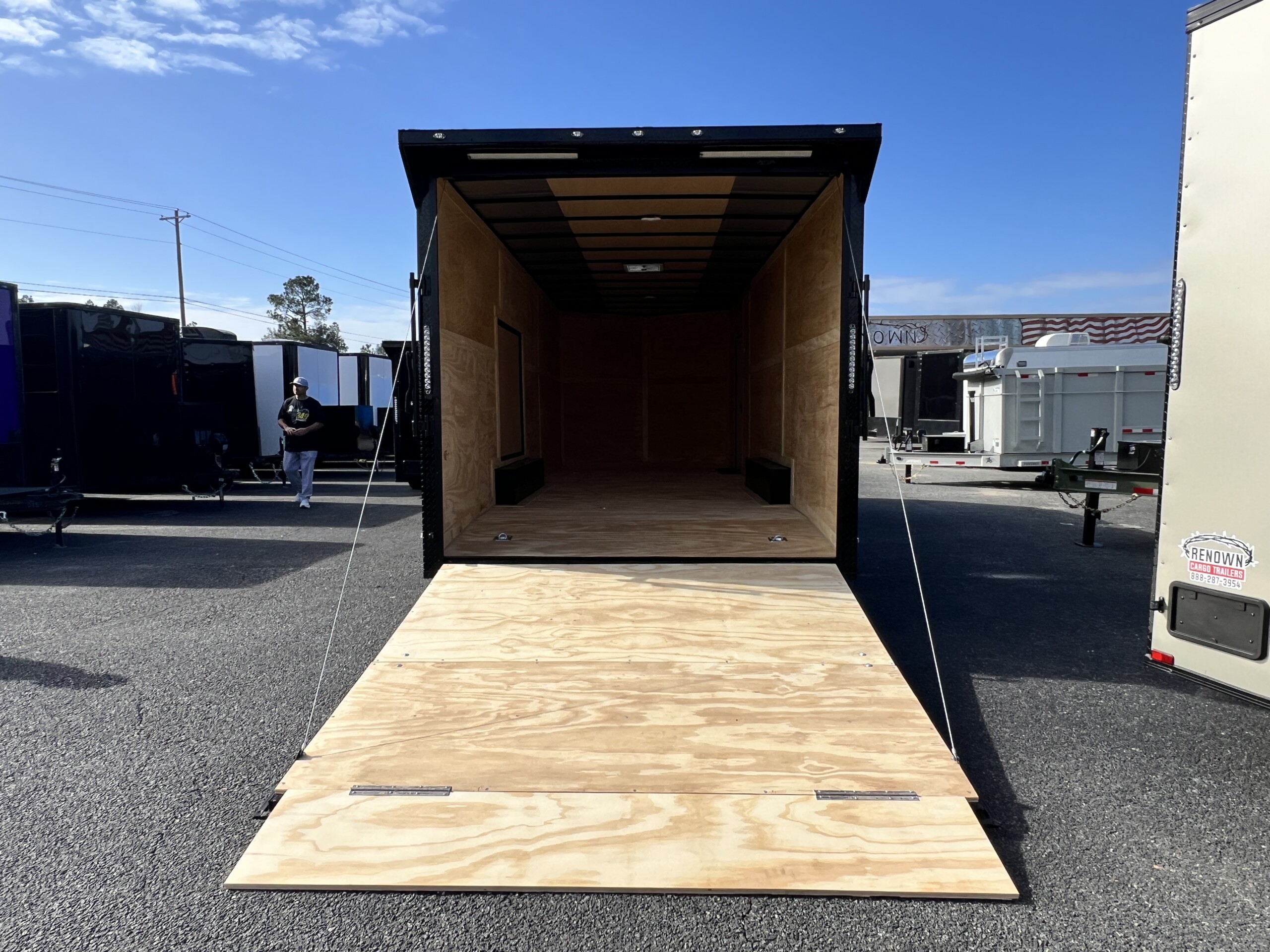 8.5 X 24 TA ENCLOSED CAR HAULER TRAILER - Deep South - Image 4