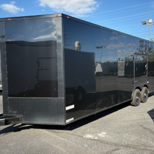 8.5 X 24 TA ENCLOSED CAR HAULER TRAILER - Deep South