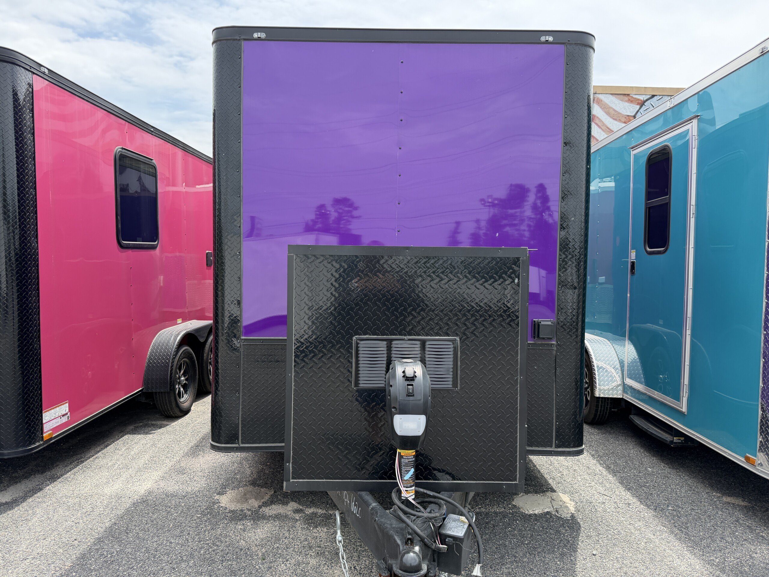 7x14 DOG GROOMING TRAILER - GENESIS SERIES | PURPLE - Image 3