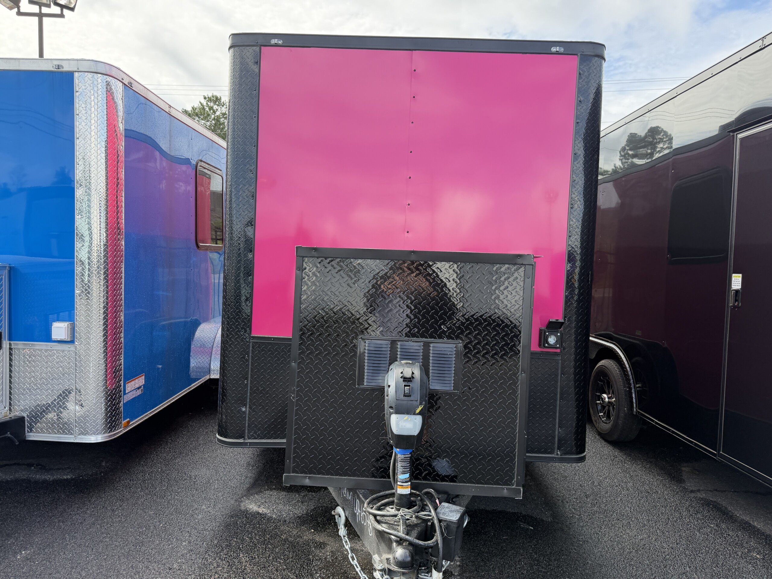 7x14 DOG GROOMING TRAILER - GENESIS SERIES | HOT PINK - Image 5