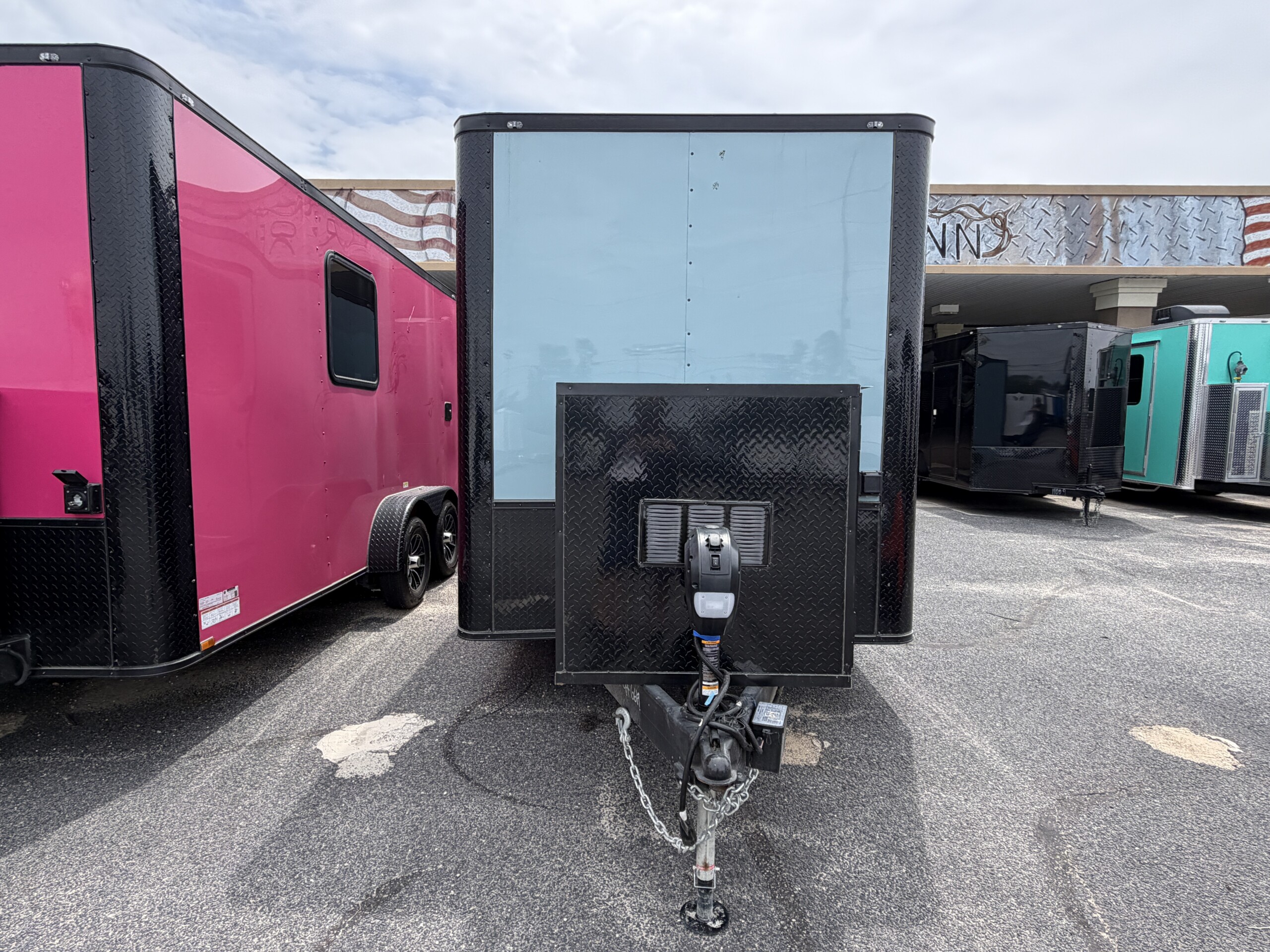 7x14 DOG GROOMING TRAILER - GENESIS SERIES | GRAY BLUE - Image 5