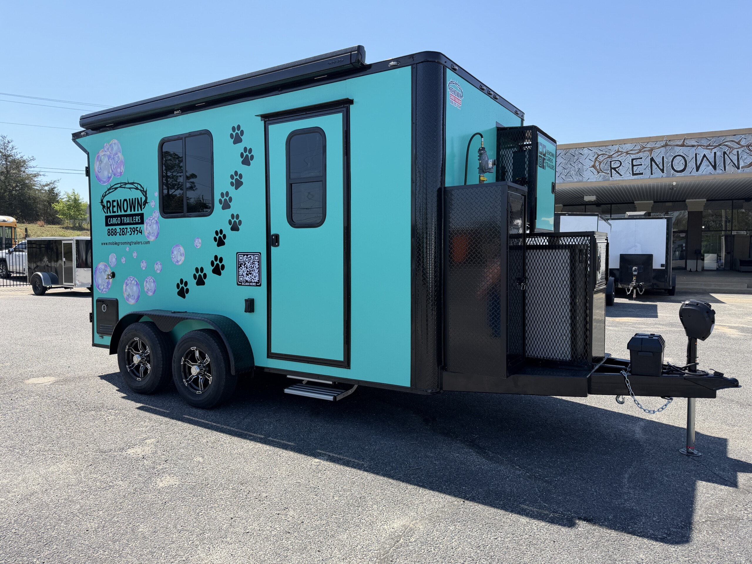 7X14 Legacy Series Mobile Grooming Trailer - Battery Powered - Image 7