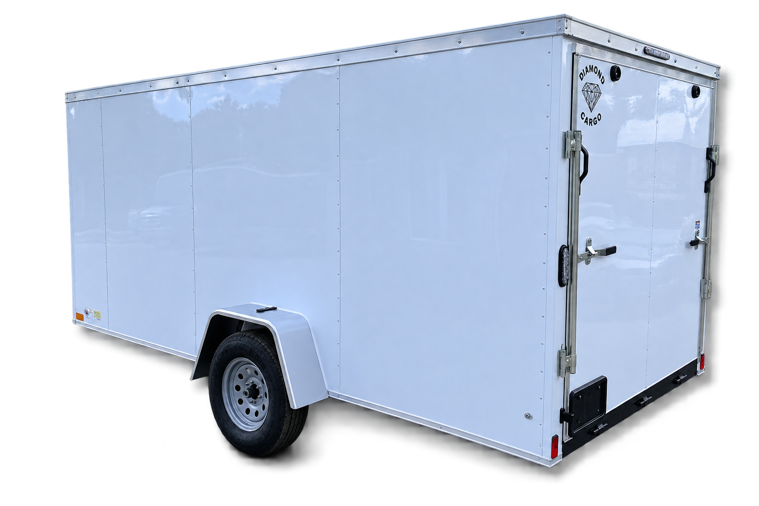 7x14 SA Polycore Enclosed Trailer - Diamond Cargo - Image 3