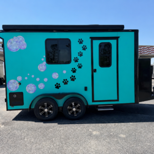 legacy grooming trailer, pet grooming trailers
