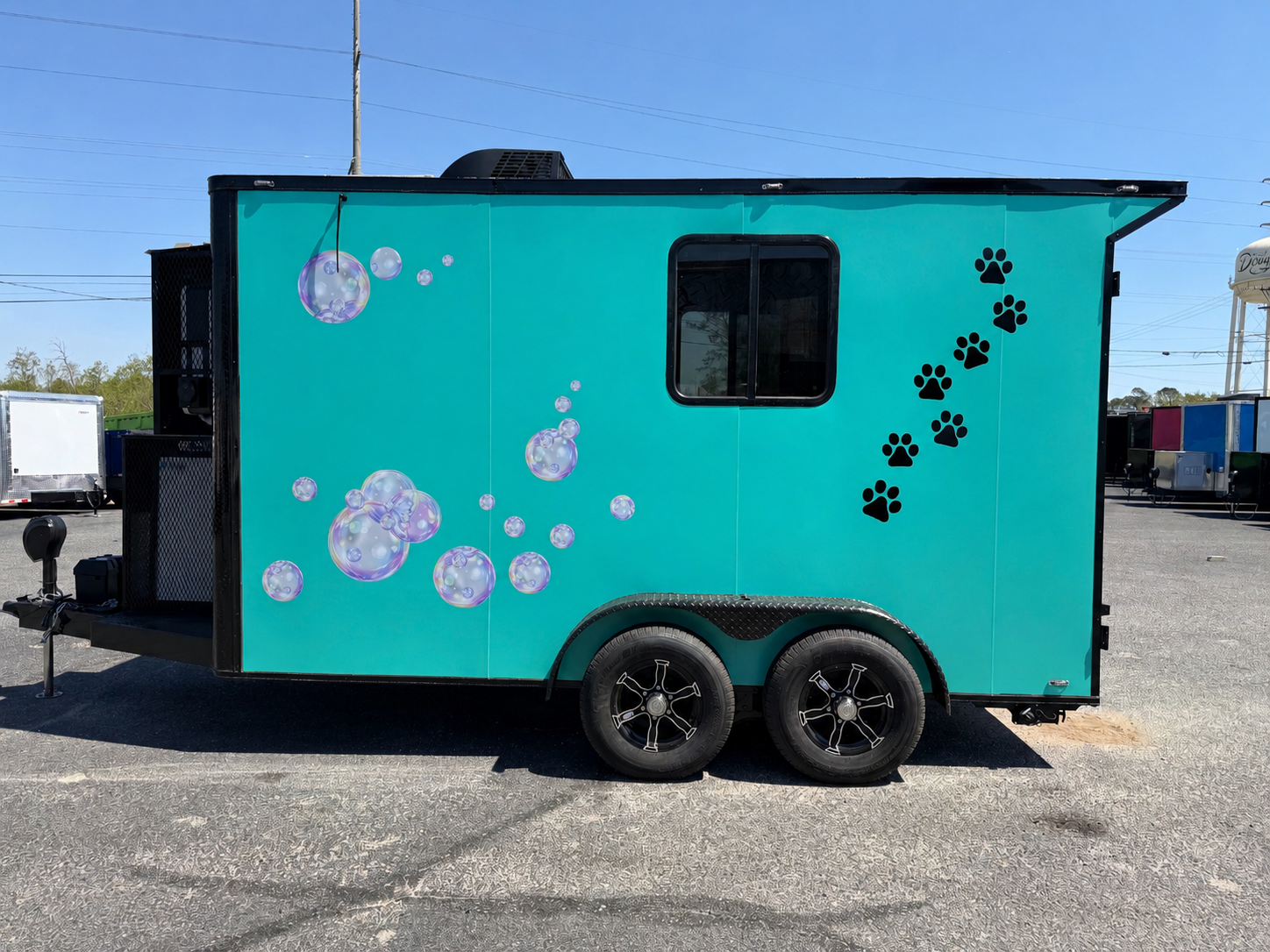7X14 Legacy Series Mobile Grooming Trailer - Battery Powered - Image 2