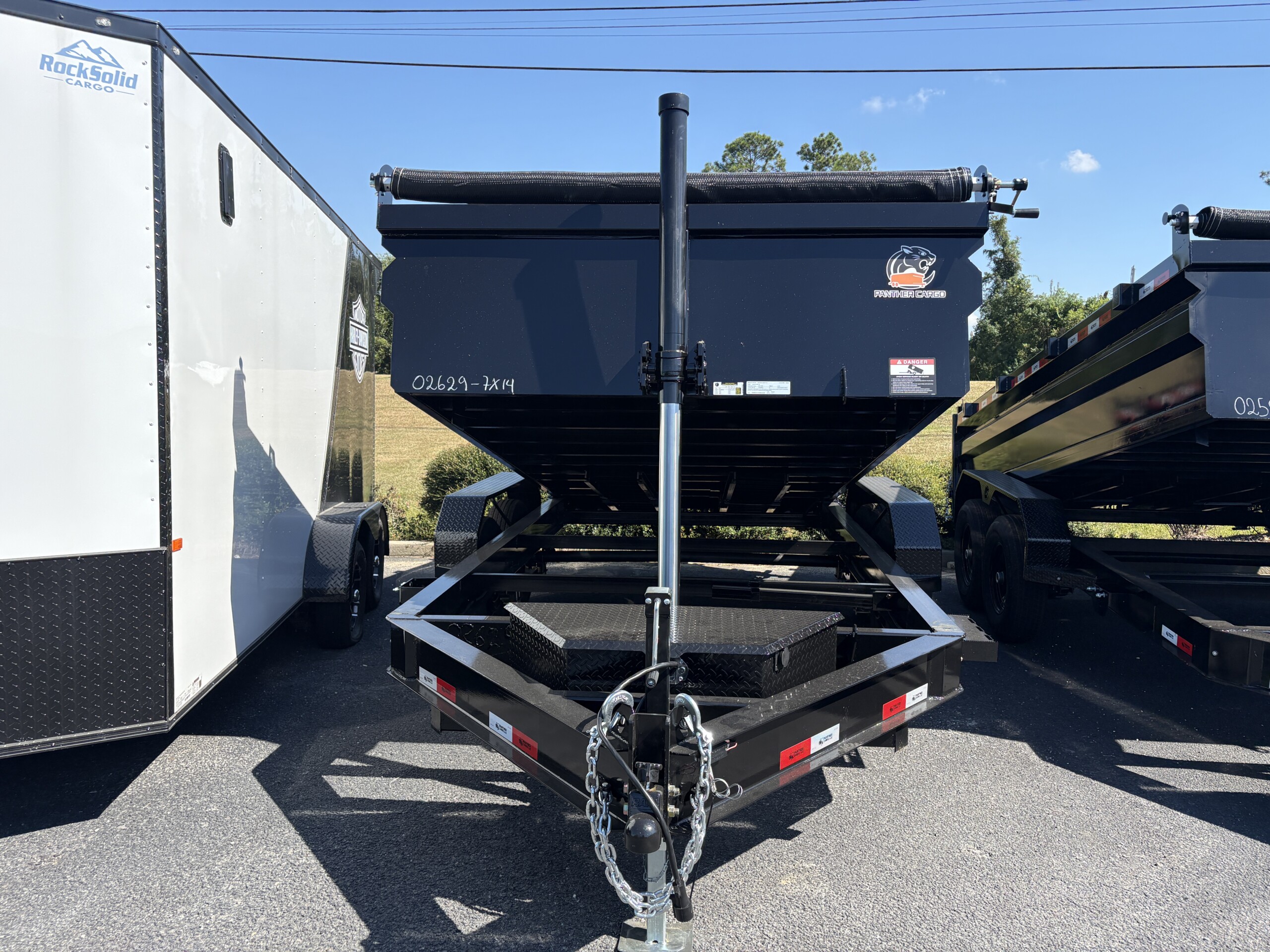 Panther Cargo 7x14 14K Dump Trailer with 2' Sides - Image 3