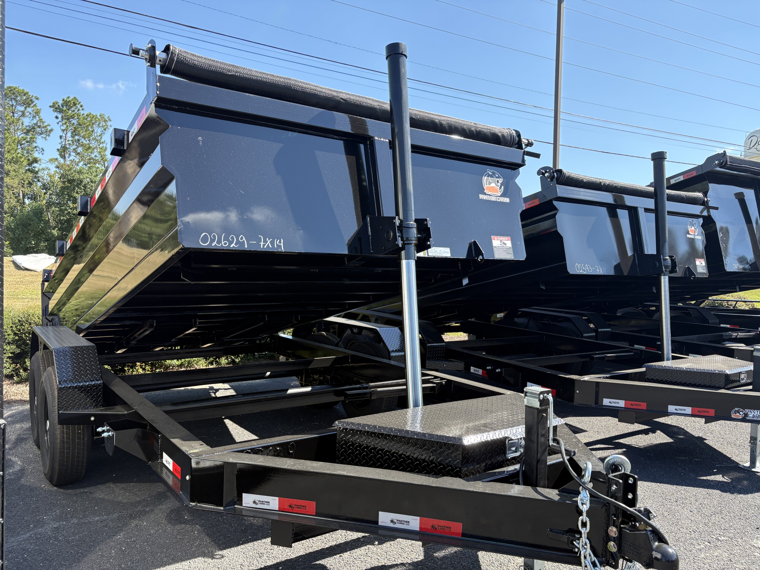 Panther Cargo 7x14 14K Dump Trailer with 2' Sides - Image 4