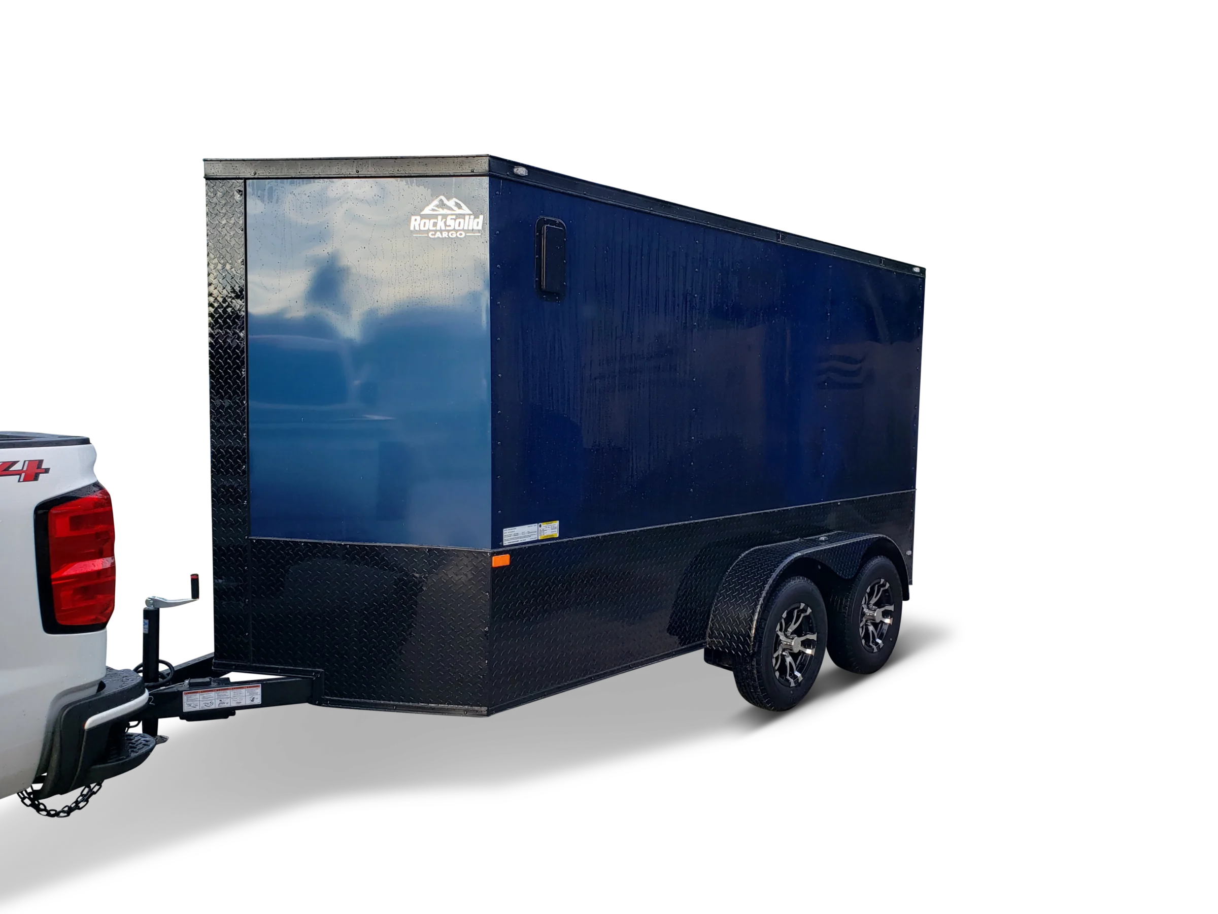 Small v-nose enclosed trailer
